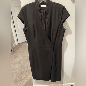 Calvin Klein black dress with cab sleeves